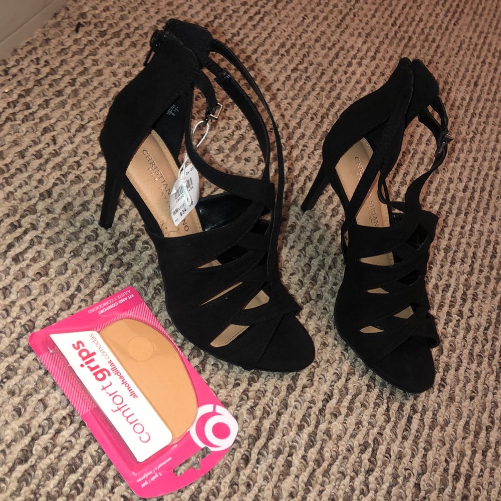 Black heels.